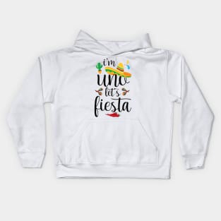 I'm Uno Let's Fiesta Cute Baby Cinco De Mayo Birthday Kids Hoodie